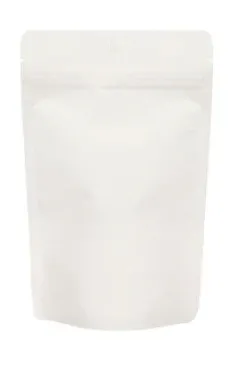 Stand Up Pouches White Kraft 10.2x6x15.2 cm | 57 grams