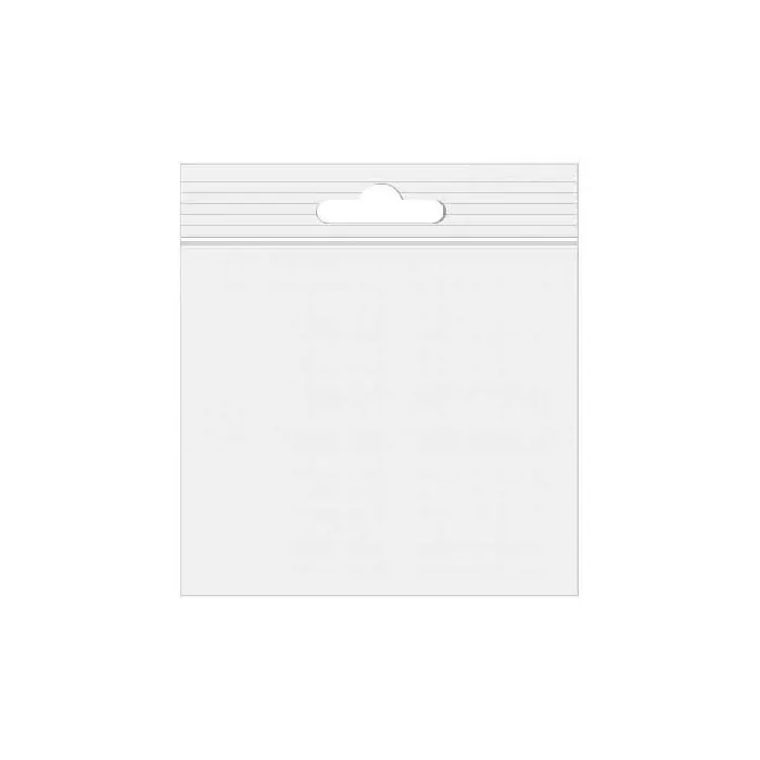 Grip Seal Bags with Euroslot 15x15 Crystal Clear PP 50 micron