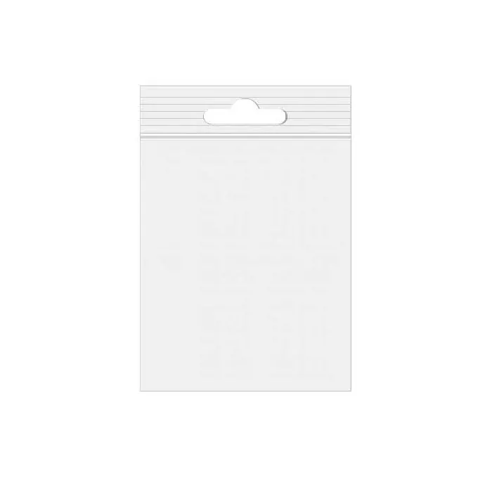 Grip Seal Bags with Euroslot 12.5x18 Crystal Clear PP 50 micron